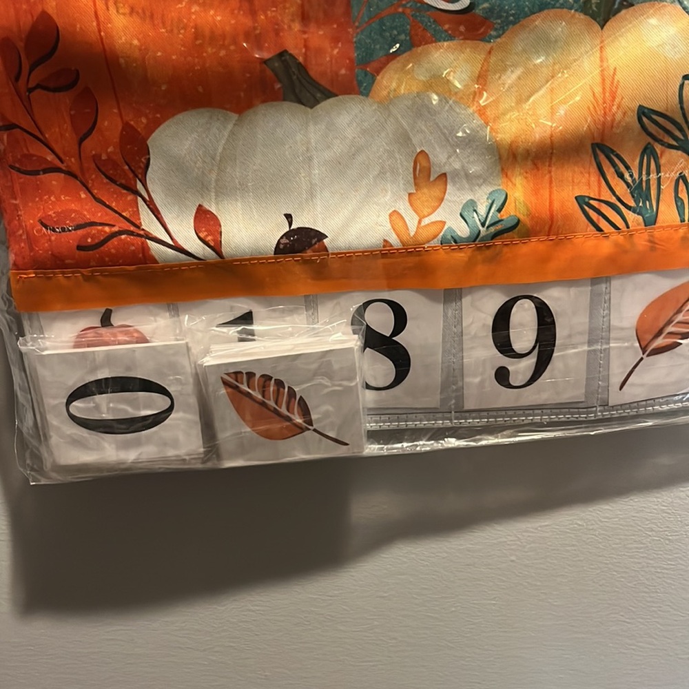 NEW Double Sided Fall Address Garden Flag - Picture 6 of 7